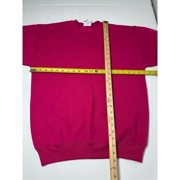 VINTAGE Sturdy Sweats By Lee Sweatshirt Adult L Pink Pullover USA Made 90s Crew - Picture 7 of 11